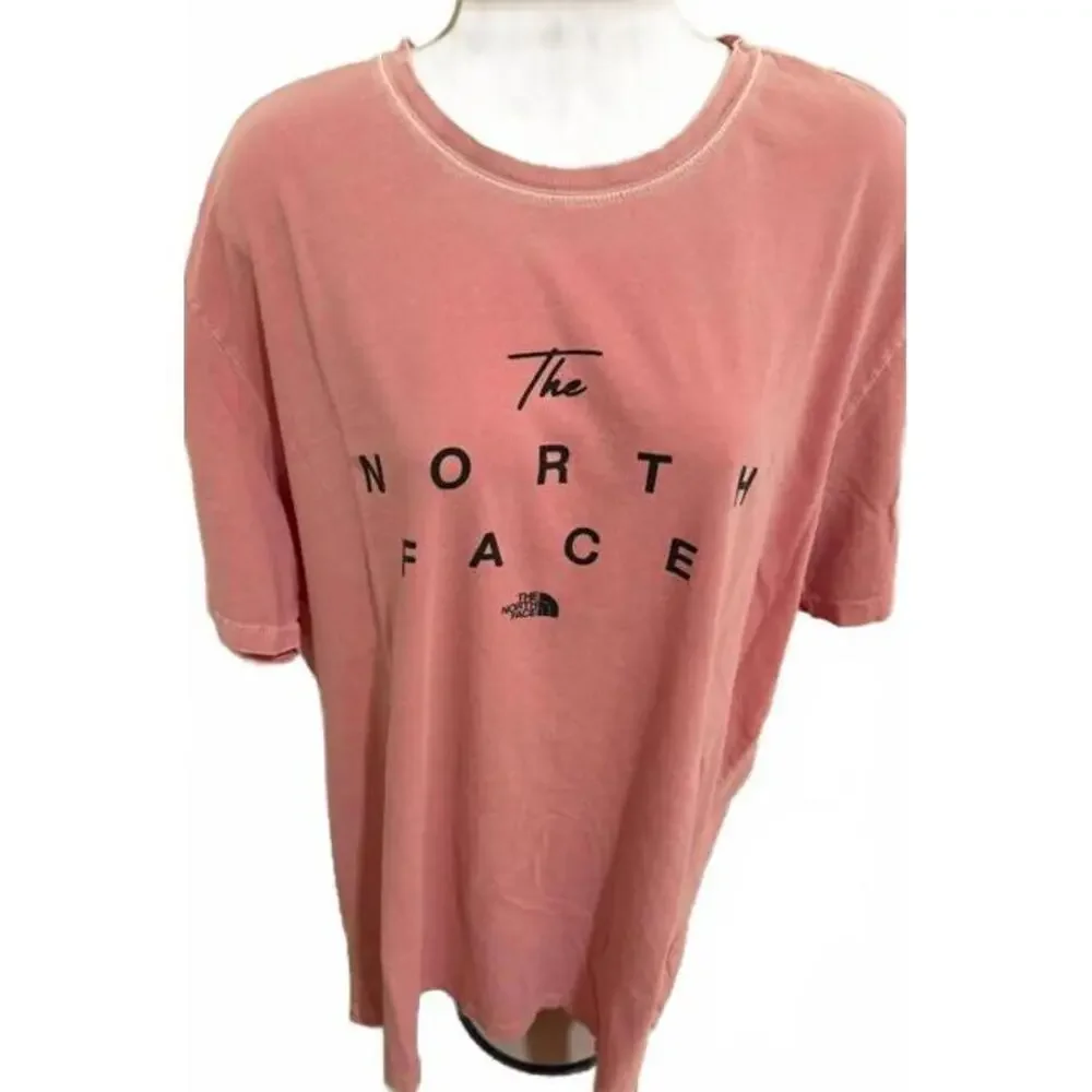THE NORTH FACE MENS XLARGE T SHIRT LIGHT‎ PINK SHORT SLEEVE